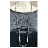 Antique Flapper Jet Necklace, C.1920 Antique Flapper Jet Necklace, C.1920