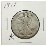 1917 Walking Liberty Half Dollar 1917 Walking Liberty Half Dollar