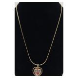 Gorgeous Gold Toned Paradise Necklace Gorgeous Gold Toned Paradise Necklace
