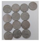 13 Finnish 10� Coins 13 Finnish 10� Coins
