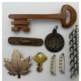 Lot Of Fashion Pins & Miscellaneous Items Lot Of Fashion Pins & Miscellaneous Items