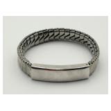 Elco Sterling Silver �Locket� Expandable Bracelet Elco Sterling Silver �Locket� Expandable Bracelet