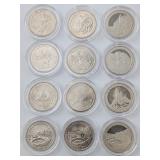 2012 Uncirculated P, D, S National Park Quarters 2012 Uncirculated P, D, S National Park Quarters