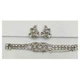 Beautiful �Eisenberg Ice� Bracelet & Ear Clips Beautiful �Eisenberg Ice� Bracelet & Ear Clips