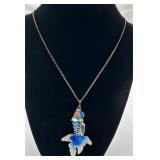 Awesome Enamel Cloisonn� Articulated Koi Necklace Awesome Enamel Cloisonn� Articulated Koi Necklace