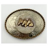 Vintage German Silver Belt Buckle Vintage German Silver Belt Buckle