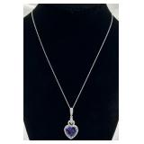 O. Friedman Platinum, Tanzanite & Diamond Necklace O. Friedman Platinum, Tanzanite & Diamond Necklace