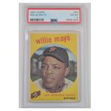 1959 Willie Mays Topps Card VG-EX 4 1959 Willie Mays Topps Card VG-EX 4