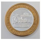 Westward Ho Limited Edition Silver Gaming Token Westward Ho Limited Edition Silver Gaming Token