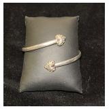 Silver 925 Heart Bangle Silver 925 Heart Bangle