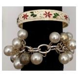 2 Nice Gold Toned Fashion Bracelets 2 Nice Gold Toned Fashion Bracelets