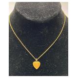Dainty Necklace with Heart 10k Dainty Necklace with Heart 10k