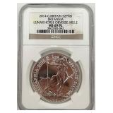 2014 G. Britain Silver 2PND, NGC MS 69 PL 2014 G. Britain Silver 2PND, NGC MS 69 PL
