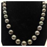 GIA Cert. 14K White Gold & Tahitian Pearl Necklace GIA Cert. 14K White Gold & Tahitian Pearl Necklace
