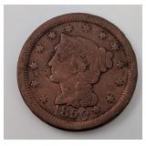 1850 Braided Hair Large Cent 1850 Braided Hair Large Cent