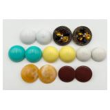 7 Pair of Vintage Clip Earrings