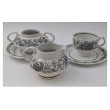 Vintage Wildwood Ironstone Sugar & Creamer Set