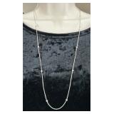 Sterling Silver Box Chain Necklace