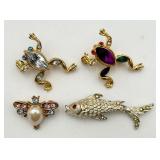 Fun Vintage Scatter Pins