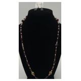 Nice Beaded Necklace And Earring Set