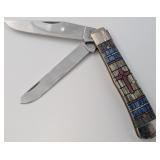 Beautiful Case XX Pocket Knife w/Stylized Crucifix