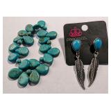 Native American-Style Bracelet & Earrings