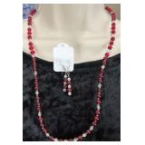 Nice Beaded Fashion Necklace & Earring Set