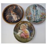 3 Limited Edition Portrait Plates
