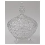 3-Footed Crystal Candy Dish