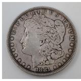 1881 Morgan Silver Dollar