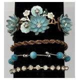 Lot of 4 Nice Fashion Bracelets