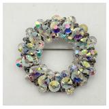 Rare ï¿½Hobï¿½ Crystal Circle Pin