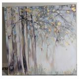 Trees with Golden Leaves Original Canvas
