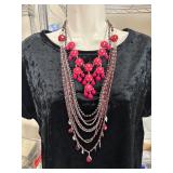 3 Nice Silver Toned Fashion Necklaces