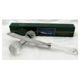 Crystal Knife Rest &ï¿½Shannonï¿½ Crystal Cake Knife