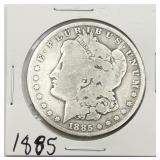 1885 Morgan Silver Dollar