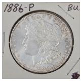 1886-P Morgan Silver Dollar