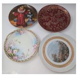4 Decorative China Plates