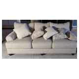 New Sofa w/Decorative Pillows