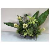 Excellent Succulent Arrangement w/Metal Planter