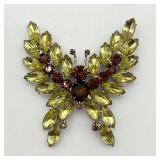 Huge Vintage Butterfly Pin