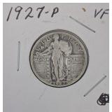 1927-P Walking Liberty Quarter Dollar
