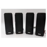 4 RCA Satellite Speakers