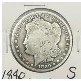 1880-S Morgan Silver Dollar