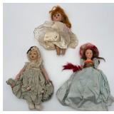 3 Vintage Dolls