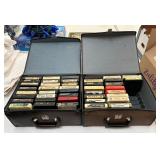 2 Cases of 8-Track Tapes, 42 Total