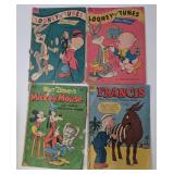 4 Vintage Dell Comic Books