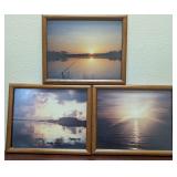 3 Tranquil Lake Framed Photos