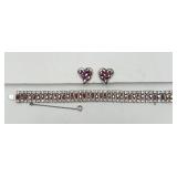 Gorgeous ï¿½B. Davidï¿½ Bracelet & Ear Clip Set