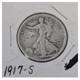 1917-S Walking Liberty Half Dollar